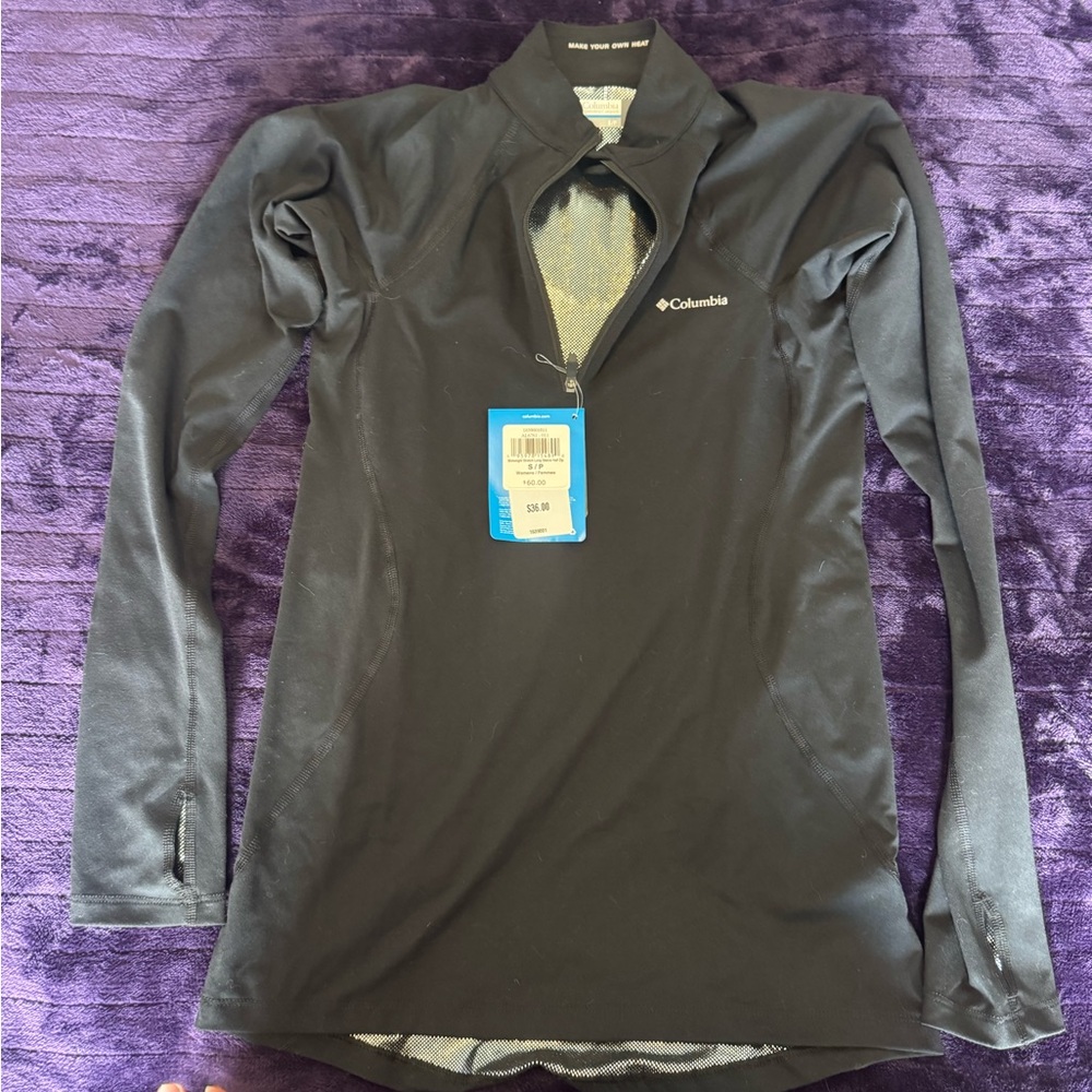 Columbia Black Long Sleeve Performance Tee